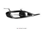 Kies-Motorsports iND Distribution Eventuri Toyota A90 Supra Black Carbon Headlamp Race Duct