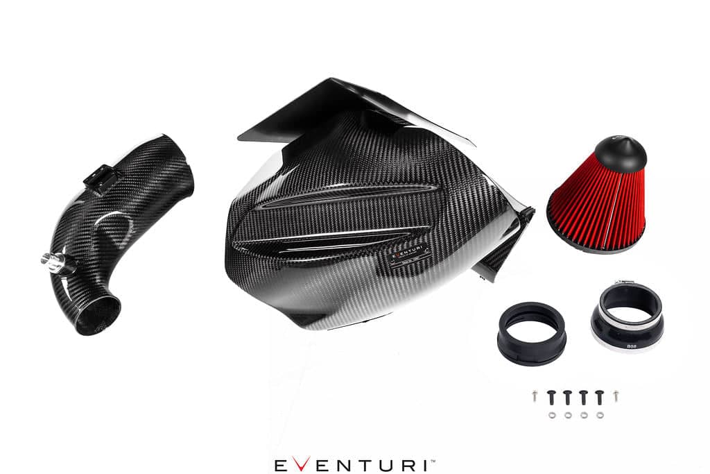 Kies-Motorsports iND Distribution Eventuri Toyota A90 Supra / G29 Z4 M40i (B58) Black Carbon Intake System Main image