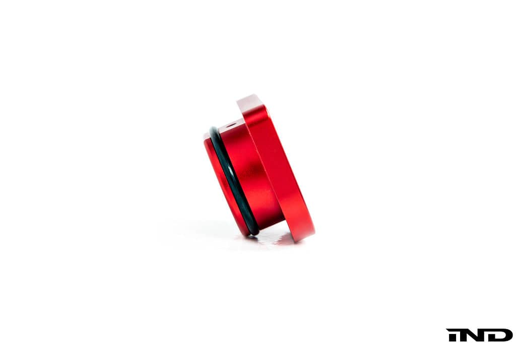 Kies-Motorsports IND Distribution Goldenwrench Blackline Performance A90 Supra Edition RED Billet Washer Fluid Cap
