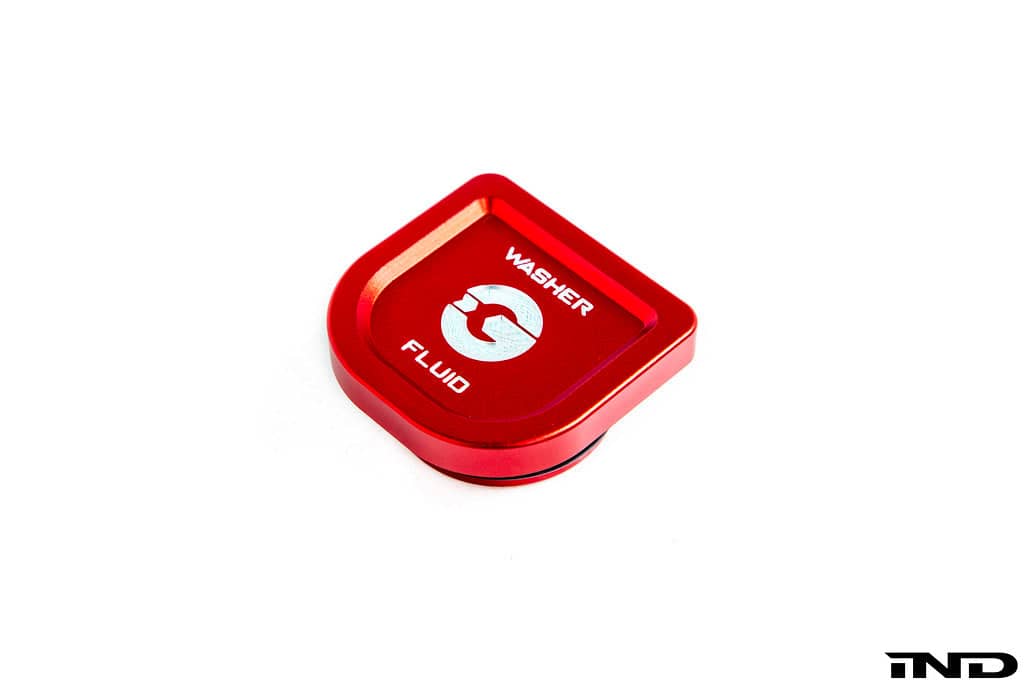 Kies-Motorsports IND Distribution Goldenwrench Blackline Performance A90 Supra Edition RED Billet Washer Fluid Cap