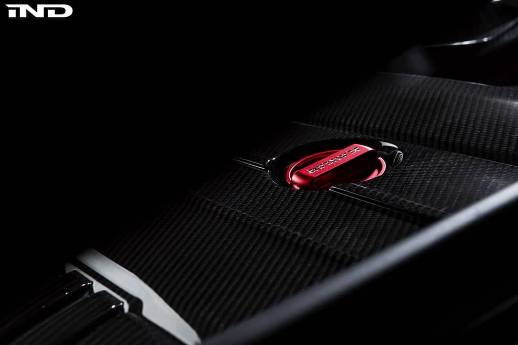 Kies-Motorsports IND Distribution Goldenwrench Blackline Performance A90 Supra Oil Cap Cover