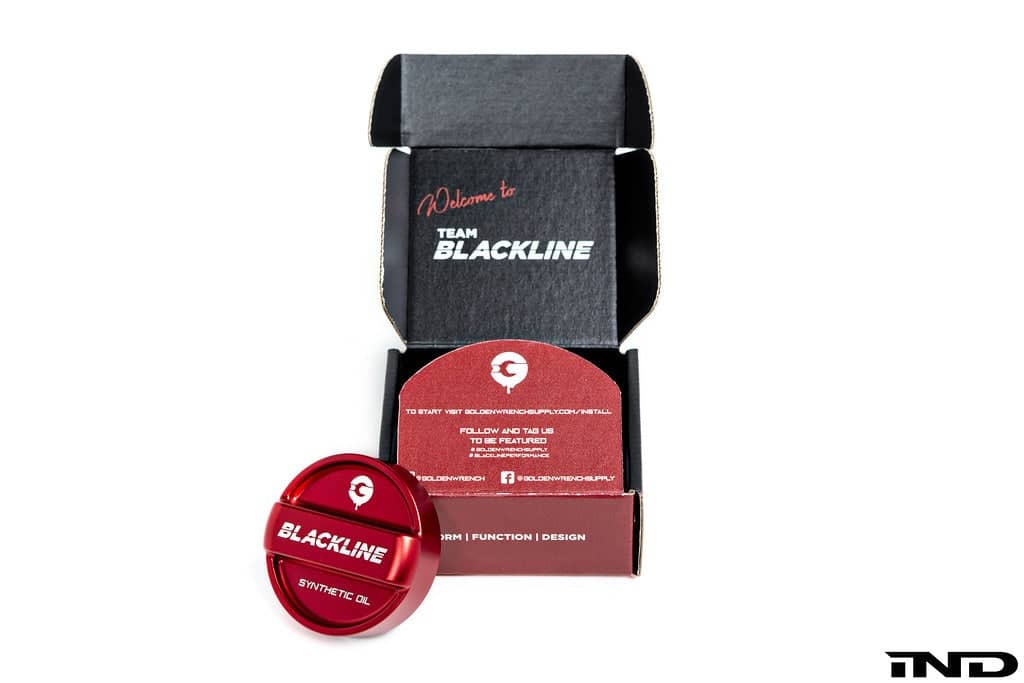Kies-Motorsports IND Distribution Goldenwrench Blackline Performance A90 Supra Oil Cap Cover