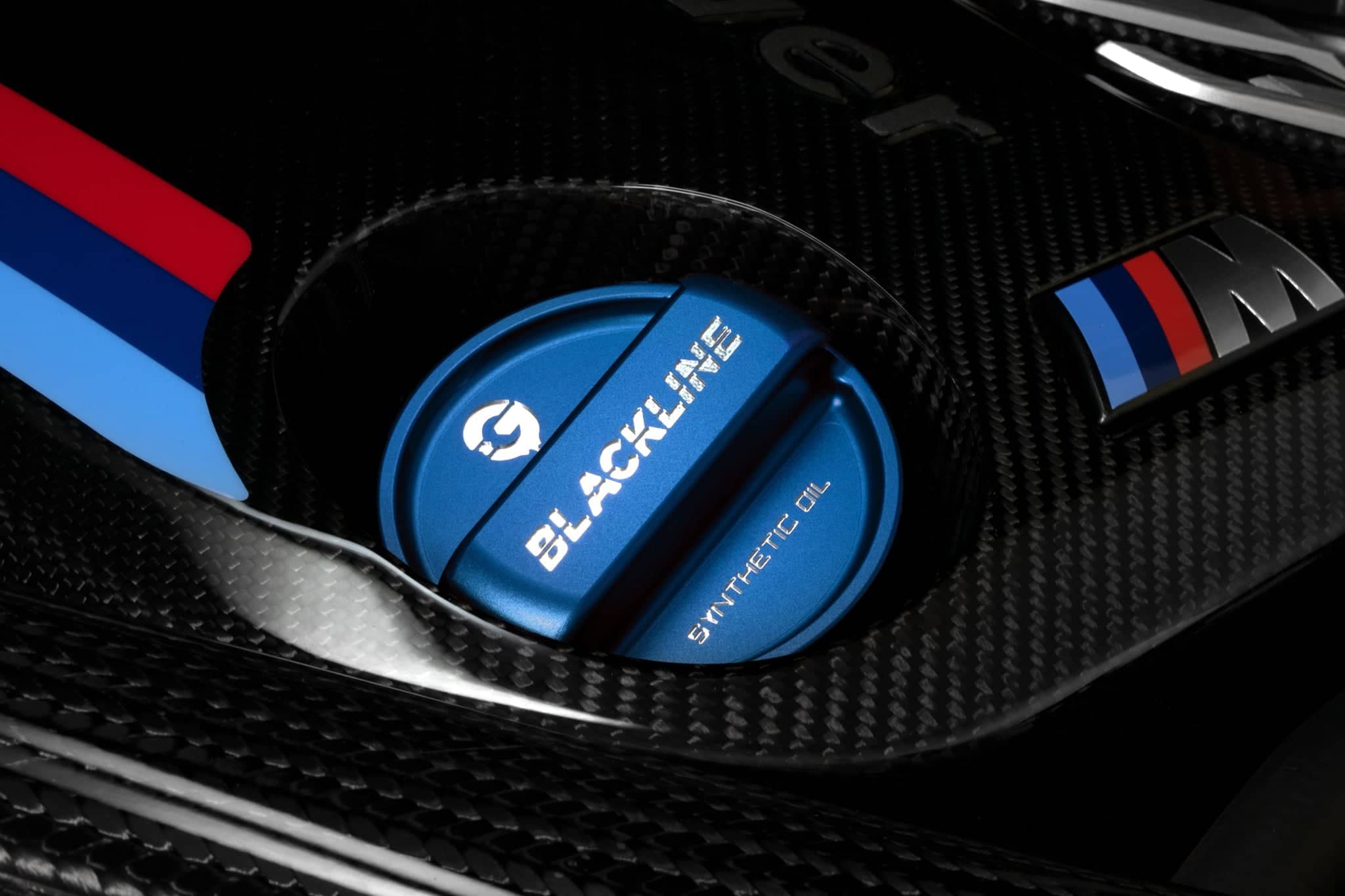 Kies-Motorsports IND Distribution Goldenwrench Blackline Performance BMW E / F-Chassis M Car Series Oil Cap Cover Motorsport Blue