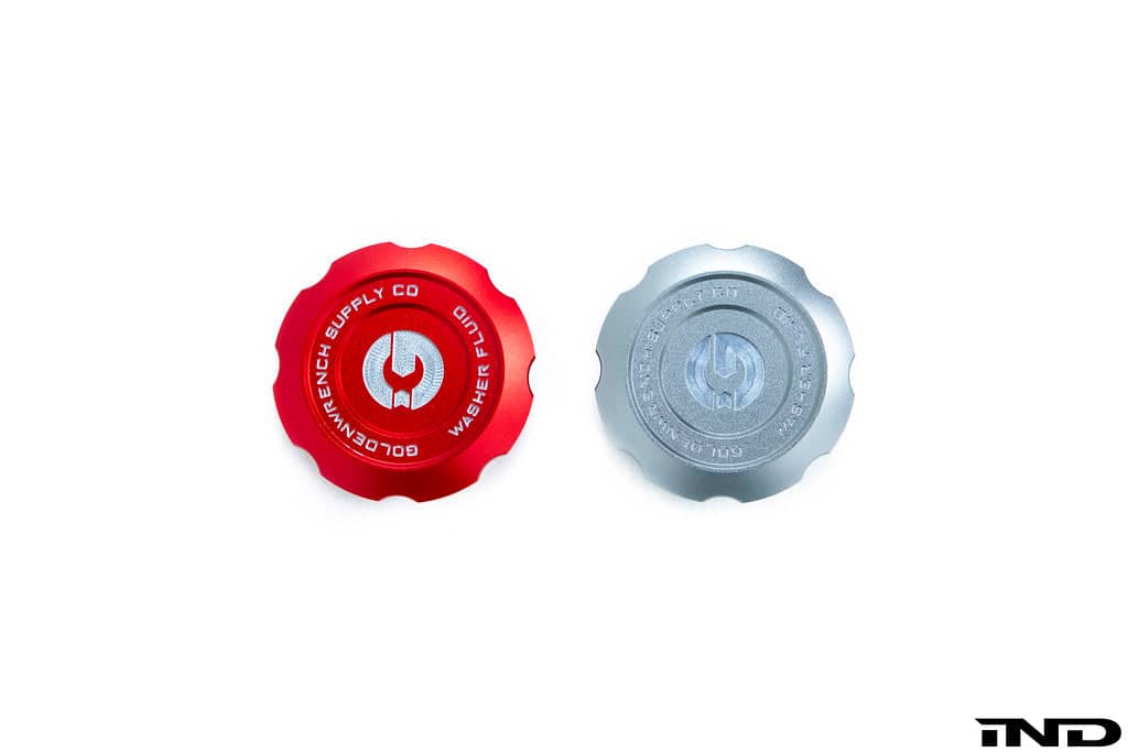 Kies-Motorsports IND Distribution Goldenwrench Blackline Performance BMW M Car E9X / F95 / Mini Washer Fluid Cap