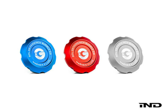 Kies-Motorsports IND Distribution Goldenwrench Blackline Performance BMW M Car E9X / F95 / Mini Washer Fluid Cap