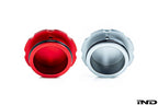 Kies-Motorsports IND Distribution Goldenwrench Blackline Performance BMW M Car F-Chassis Washer Fluid Cap