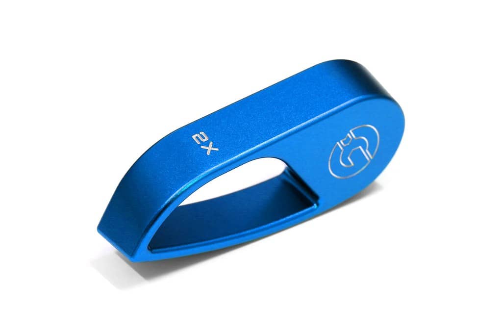 Kies-Motorsports IND Distribution Goldenwrench Blackline Performance BMW M Car G-Chassis Hood Latch Handle - LHD Motorsport Blue