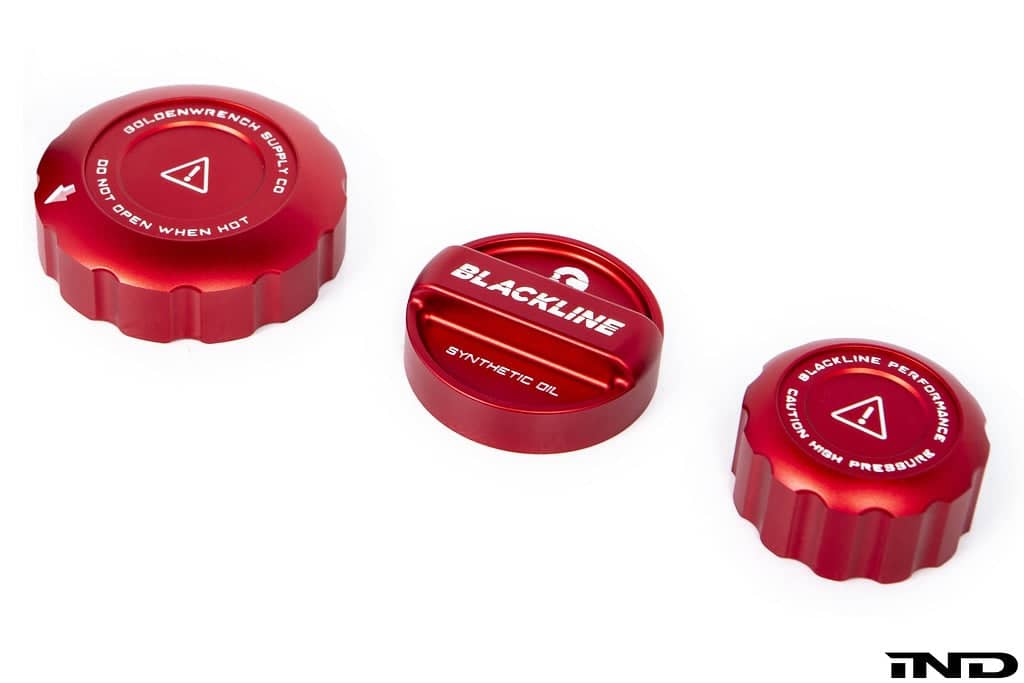 Kies-Motorsports IND Distribution Goldenwrench Blackline Performance BMW M Car (S58) Engine Cap Cover Set