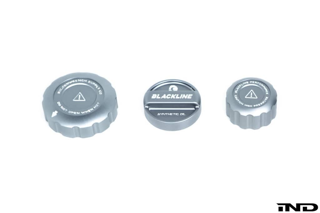 Kies-Motorsports IND Distribution Goldenwrench Blackline Performance BMW M Car (S58) Engine Cap Cover Set Anthracite Grey