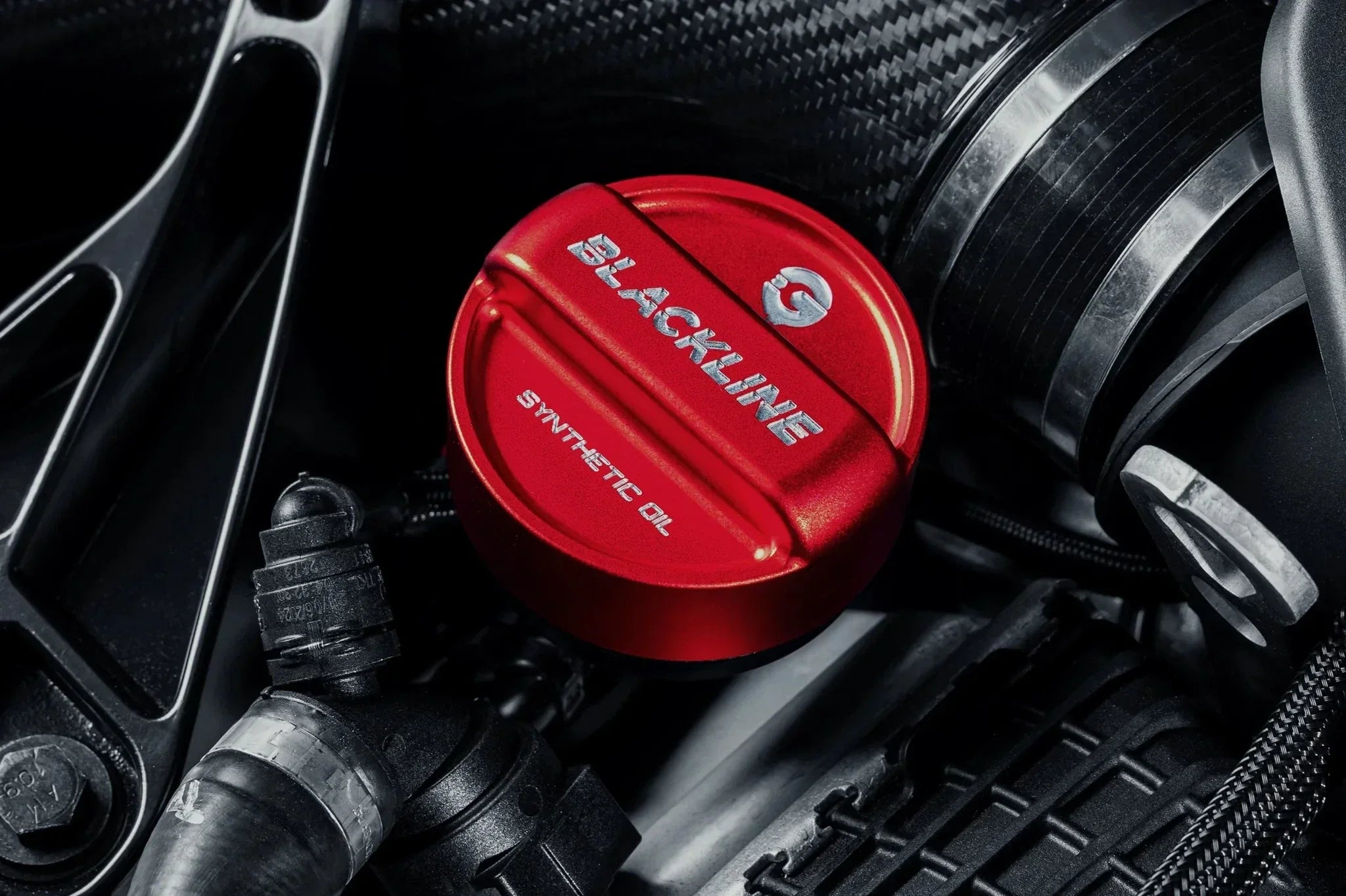 Kies-Motorsports IND Distribution Goldenwrench Blackline Performance BMW M Car (S63 / S68) Engine Cap Cover Set - Edition Red