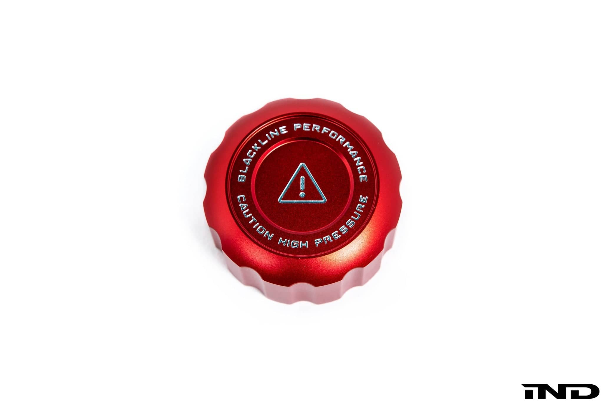 Kies-Motorsports IND Distribution Goldenwrench Blackline Performance BMW M Car Series Charge Cooler Tank Cap Cover Edition Red