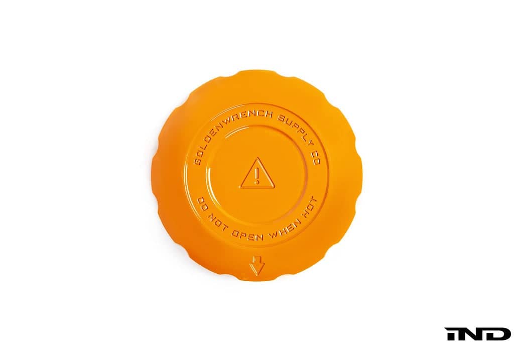 Kies-Motorsports IND Distribution Goldenwrench Blackline Performance BMW M Car Series Coolant Expansion Tank Cap Cover