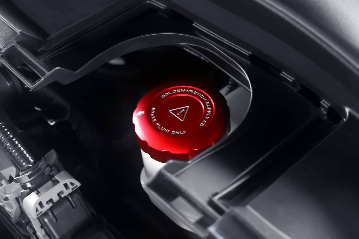 Kies-Motorsports IND Distribution Goldenwrench Blackline Performance GR Corolla / Yaris (G16E-GTS) Cap Set - Edition Red