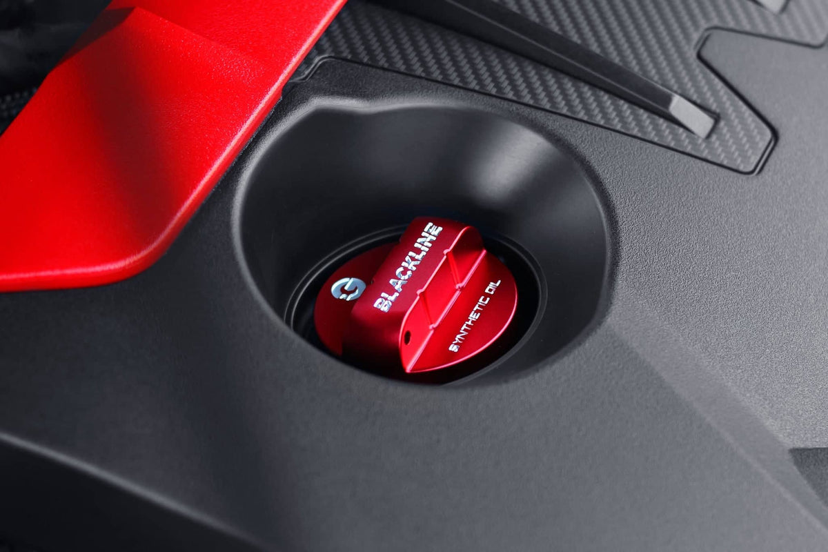 Kies-Motorsports IND Distribution Goldenwrench Blackline Performance GR Corolla / Yaris (G16E-GTS) Cap Set - Edition Red