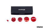 Kies-Motorsports IND Distribution Goldenwrench Blackline Performance GR Corolla / Yaris (G16E-GTS) Cap Set - Edition Red