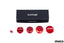 Kies-Motorsports IND Distribution Goldenwrench Blackline Performance GR Corolla / Yaris (G16E-GTS) Cap Set - Edition Red