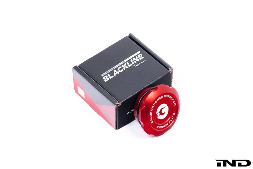 Kies-Motorsports IND Distribution Goldenwrench Blackline Performance Toyota GR Corolla Washer Fluid Cap - Edition Red