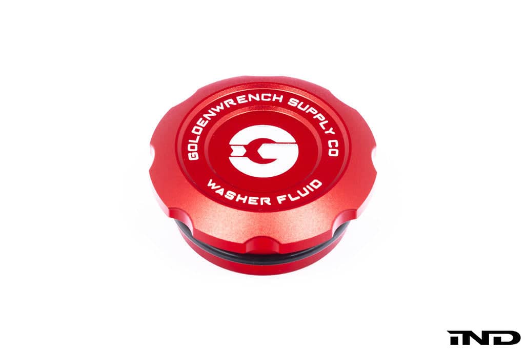 Kies-Motorsports IND Distribution Goldenwrench Blackline Performance Toyota GR Corolla Washer Fluid Cap - Edition Red