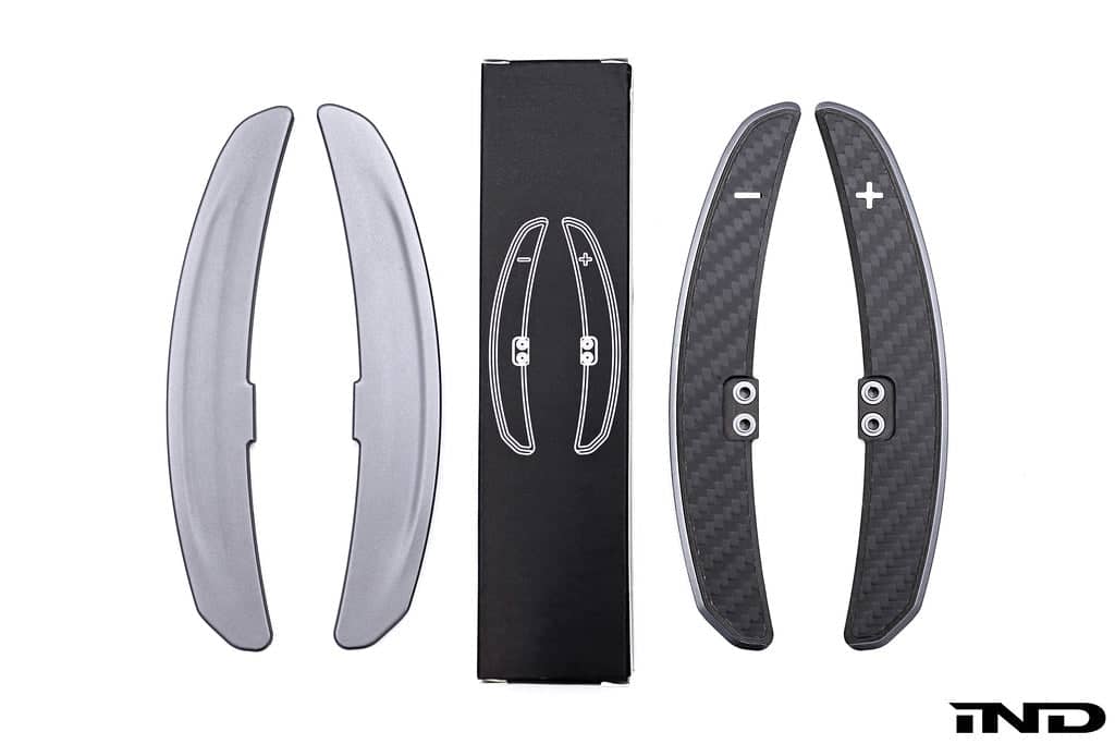 Kies-Motorsports IND Distribution JQ Werks / MadTrace BMW F-Chassis Clubsport Magnetic Shift Paddle Set - Carbon V2