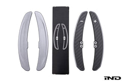 Kies-Motorsports IND Distribution JQ Werks / MadTrace BMW F-Chassis Clubsport Magnetic Shift Paddle Set - Carbon V2