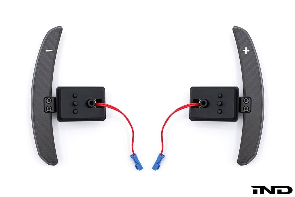 Kies-Motorsports IND Distribution JQ Werks / MadTrace BMW F-Chassis Clubsport Magnetic Shift Paddle Set - Carbon V2