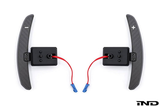 Kies-Motorsports IND Distribution JQ Werks / MadTrace BMW F-Chassis Clubsport Magnetic Shift Paddle Set - Carbon V2