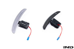 Kies-Motorsports IND Distribution JQ Werks / MadTrace BMW F-Chassis Clubsport Magnetic Shift Paddle Set - Carbon V2