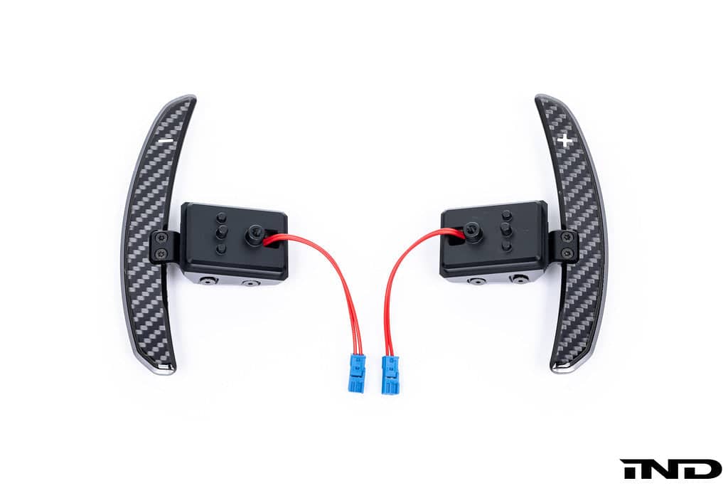 Kies-Motorsports IND Distribution JQ Werks / MadTrace BMW F-Chassis Clubsport Magnetic Shift Paddle Set - Carbon V2