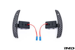 Kies-Motorsports IND Distribution JQ Werks / MadTrace BMW F-Chassis Clubsport Magnetic Shift Paddle Set - Carbon V2