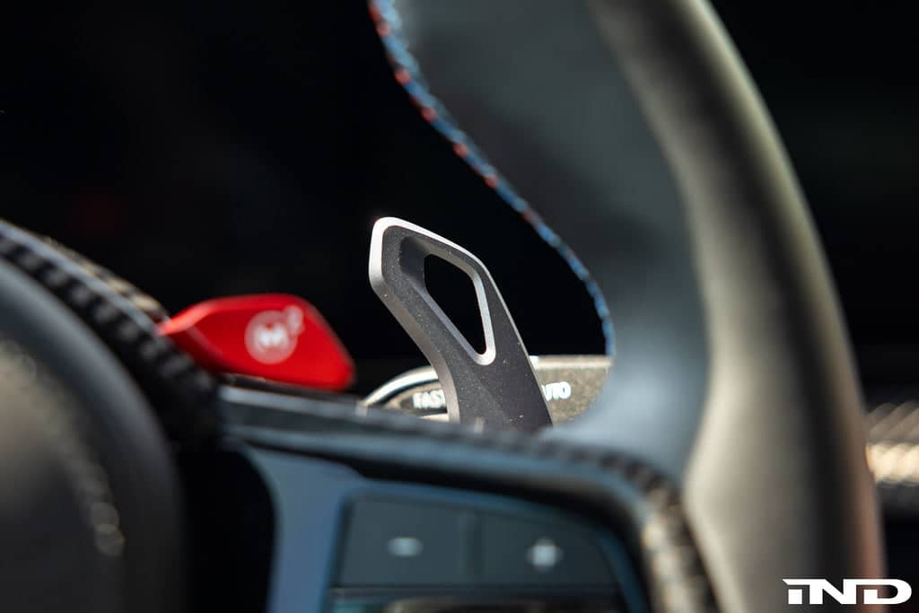 Kies-Motorsports IND Distribution JQ Werks / MadTrace BMW G-Chassis Clubsport Magnetic Shift Paddle Set - Billet Aluminum V2