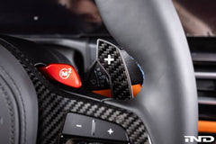 Kies-Motorsports IND Distribution JQ Werks / MadTrace BMW G-Chassis Clubsport Magnetic Shift Paddle Set - Carbon V3