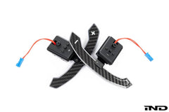 Kies-Motorsports IND Distribution JQ Werks / MadTrace BMW G-Chassis Clubsport Magnetic Shift Paddle Set - Carbon V3