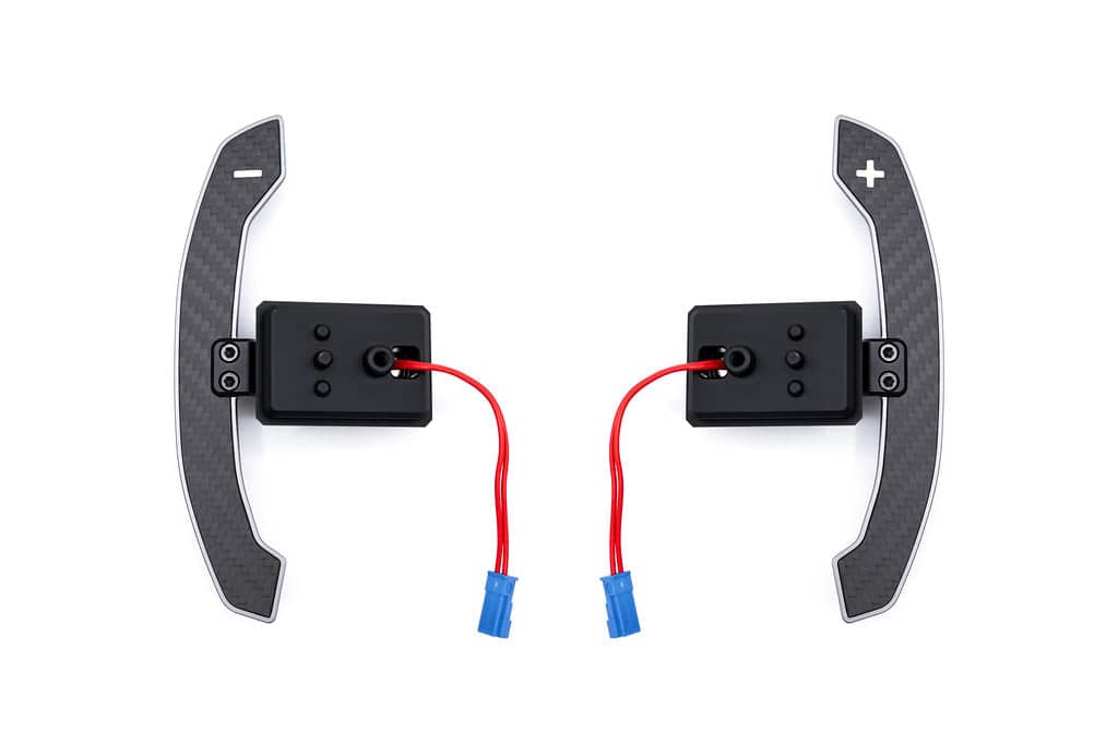 Kies-Motorsports IND Distribution JQ Werks / MadTrace BMW G-Chassis Clubsport Magnetic Shift Paddle Set - Carbon V3
