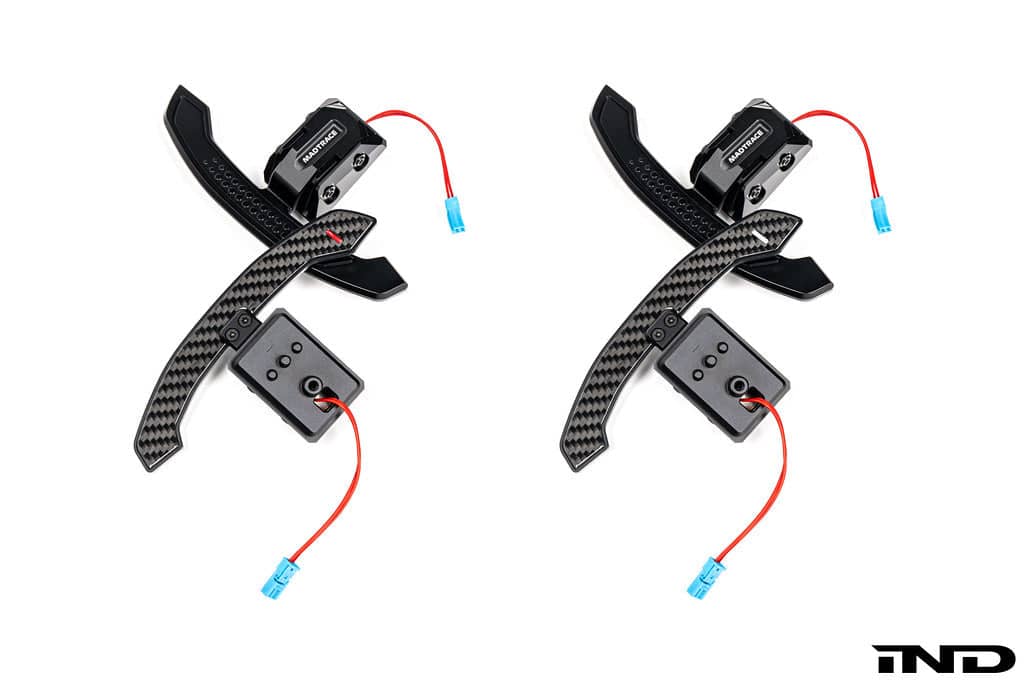 Kies-Motorsports IND Distribution JQ Werks / MadTrace BMW G-Chassis Clubsport Magnetic Shift Paddle Set - Carbon V3
