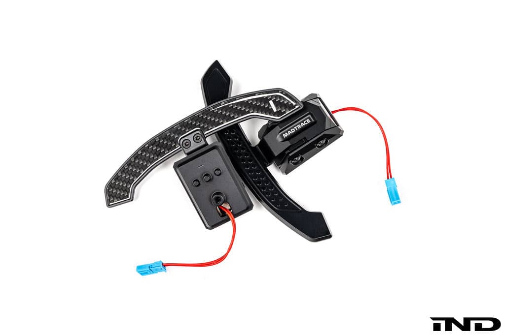 Kies-Motorsports IND Distribution JQ Werks / MadTrace BMW G-Chassis Clubsport Magnetic Shift Paddle Set - Carbon V3
