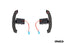 Kies-Motorsports IND Distribution JQ Werks / MadTrace BMW G-Chassis Clubsport Magnetic Shift Paddle Set - Carbon V3 Gloss Finish with Red -|+
