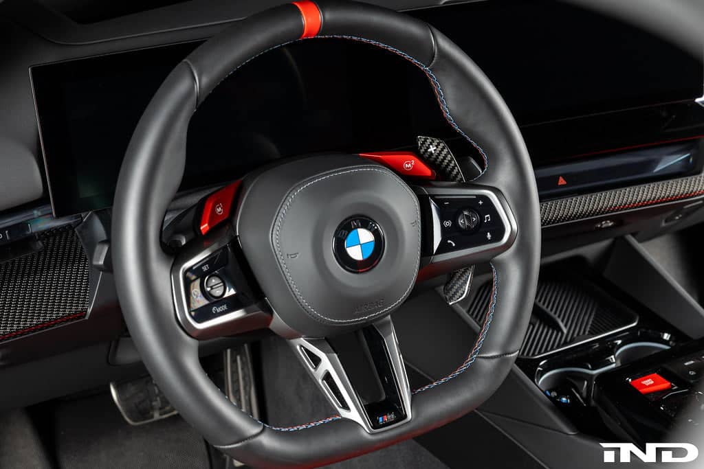Kies-Motorsports IND Distribution JQ Werks / MadTrace BMW G9X M5 / G60 5-Series Magnetic Shift Paddle Set - Carbon