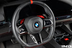 Kies-Motorsports IND Distribution JQ Werks / MadTrace BMW G9X M5 / G60 5-Series Magnetic Shift Paddle Set - Carbon