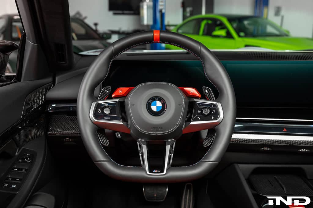 Kies-Motorsports IND Distribution JQ Werks / MadTrace BMW G9X M5 / G60 5-Series Magnetic Shift Paddle Set - Carbon