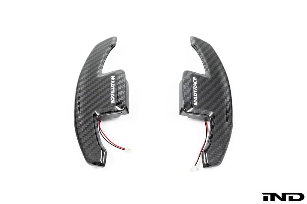 Kies-Motorsports IND Distribution JQ Werks / MadTrace BMW G9X M5 / G60 5-Series Magnetic Shift Paddle Set - Carbon