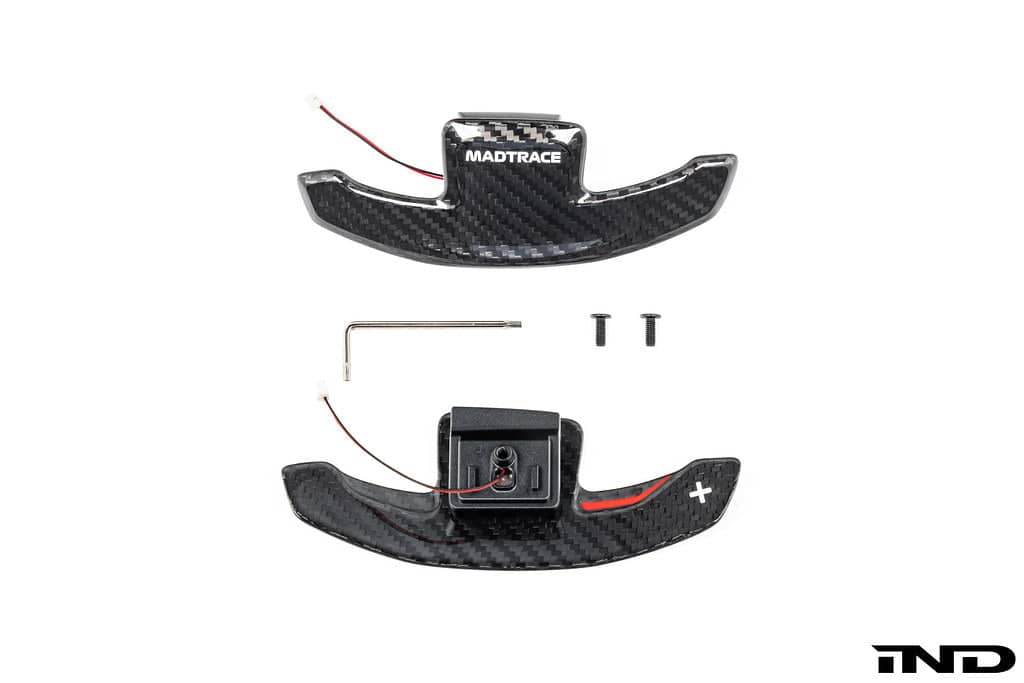 Kies-Motorsports IND Distribution JQ Werks / MadTrace BMW G9X M5 / G60 5-Series Magnetic Shift Paddle Set - Carbon
