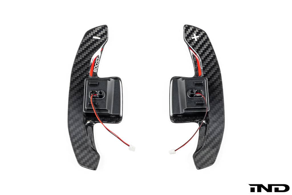 Kies-Motorsports IND Distribution JQ Werks / MadTrace BMW G9X M5 / G60 5-Series Magnetic Shift Paddle Set - Carbon