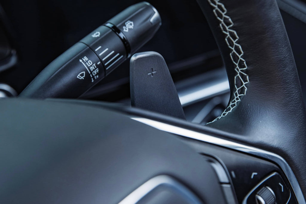 Kies-Motorsports IND Distribution JQ Werks / MadTrace C8 Corvette Clubsport Magnetic Shift Paddle Set