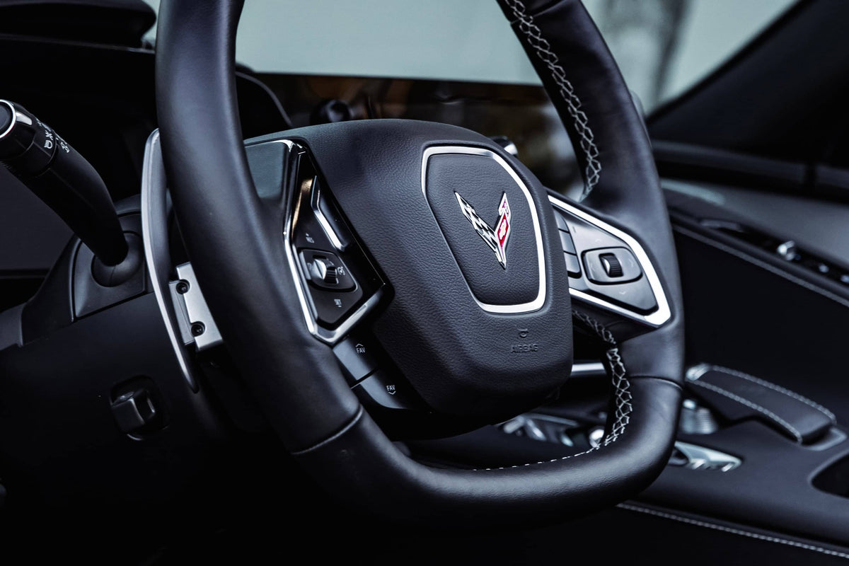 Kies-Motorsports IND Distribution JQ Werks / MadTrace C8 Corvette Clubsport Magnetic Shift Paddle Set
