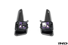 Kies-Motorsports IND Distribution JQ Werks / MadTrace C8 Corvette Clubsport Magnetic Shift Paddle Set Gloss Carbon