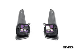 Kies-Motorsports IND Distribution JQ Werks / MadTrace C8 Corvette Clubsport Magnetic Shift Paddle Set Matte Carbon