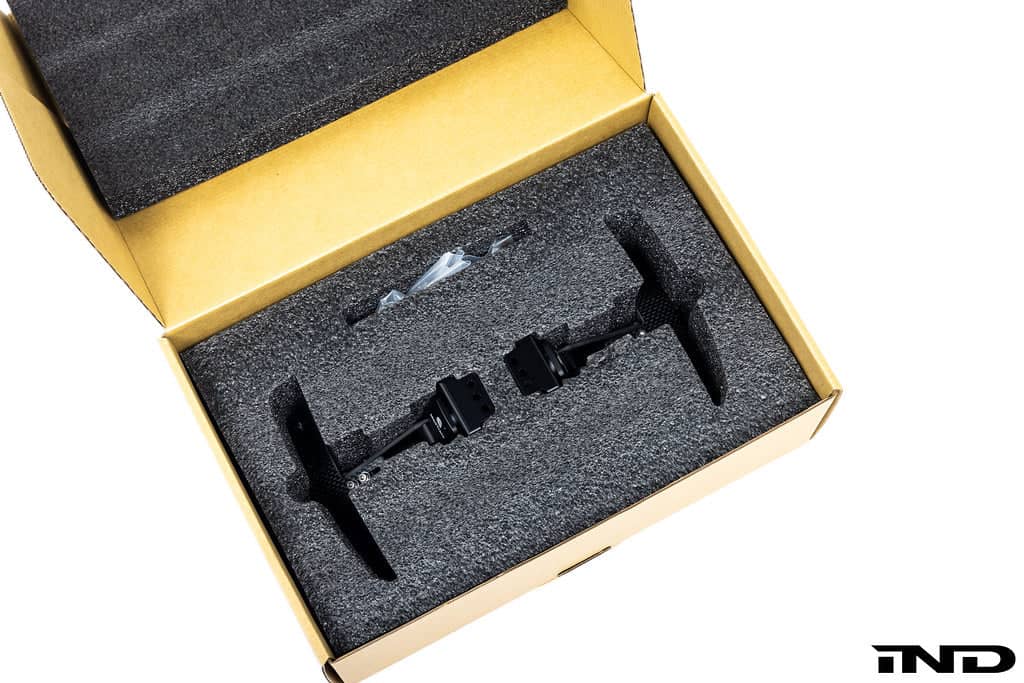 Kies-Motorsports IND Distribution JQ Werks / MadTrace Porsche Clubsport Magnetic Shift Paddle Set - Carbon