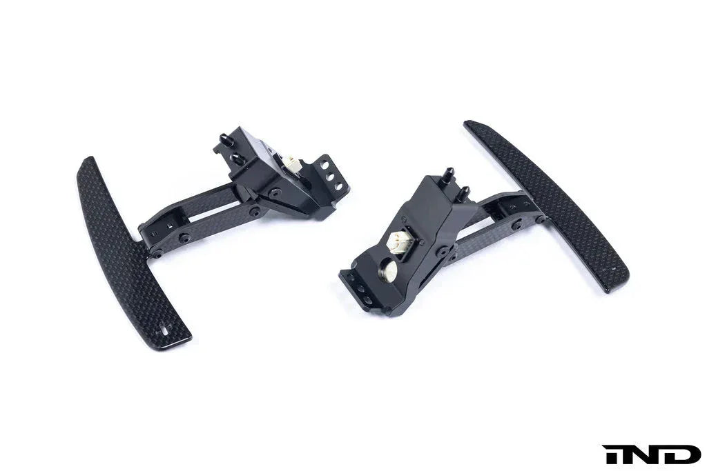 Kies-Motorsports IND Distribution JQ Werks / MadTrace Porsche Clubsport Magnetic Shift Paddle Set - Carbon
