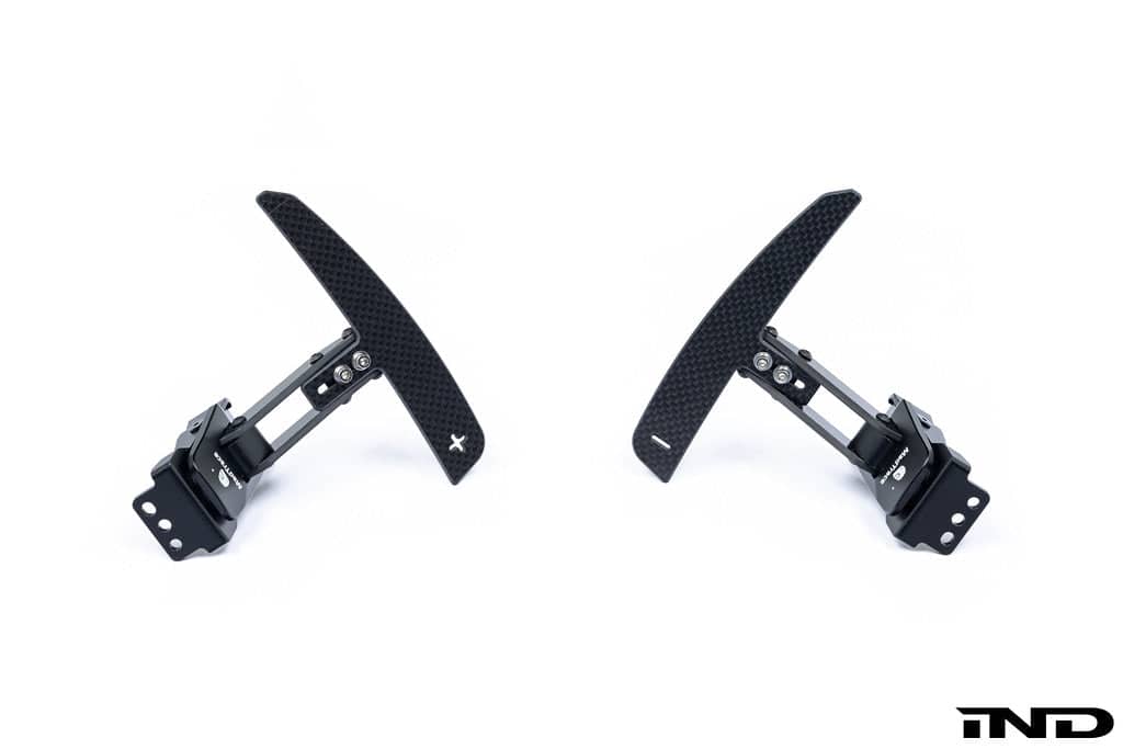 Kies-Motorsports IND Distribution JQ Werks / MadTrace Porsche Clubsport Magnetic Shift Paddle Set - Carbon