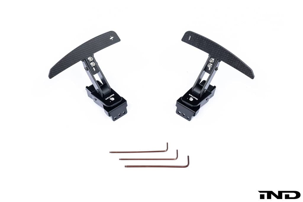 Kies-Motorsports IND Distribution JQ Werks / MadTrace Porsche Clubsport Magnetic Shift Paddle Set - Carbon